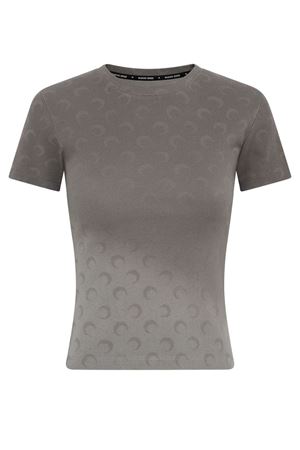 T-shirt Moon in cotone grigio MARINE SERRE | WTT012ACJER0070GR90
